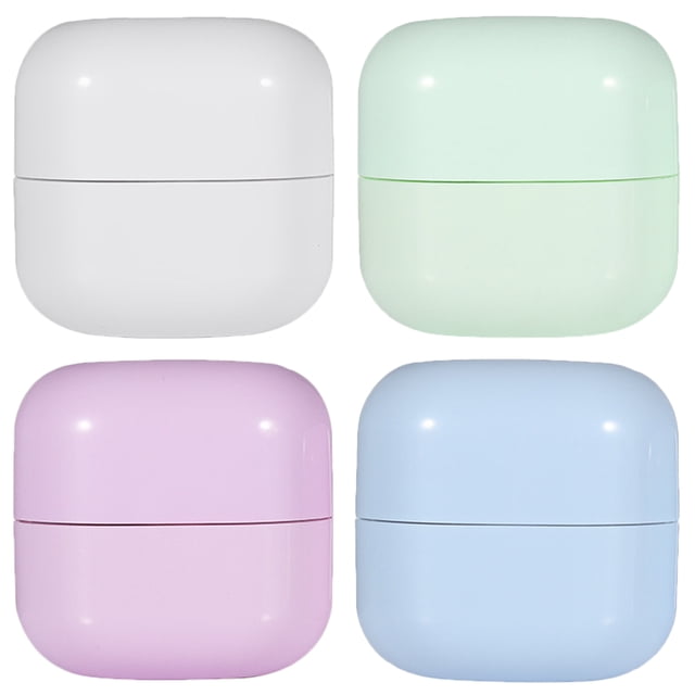 WEUVEB 4Ud Frascos Para Crema Cosmética Portable En Plástico Seguro Para Viaje
