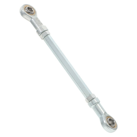 KAKOWELY 1 Set Tie Rod Assembly for Atv Go Kart Four Wheel Motorcycle Silver Chrome Vanadium Steel 170mm