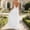 White, variant on Flowy Boho Sundress for Women Adjustable Tie Straps Maxi Dress Solid Color Linen Look Dresses with a Full Skirt