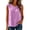 Purple, variant on Inverlee Linen Sleeveless Crewneck Double Pocket Tank Tops for Women Casual Solid Color Loose Fit Blouses Daily Vacation Lightweight Breathable Tees Blue L