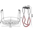 thumbnail image 5 of 4 Pieces Canning Kit, 1pc Canning Rack+ 1pc Canning Jar Lifter Tong+ 2pc Canning Funnels, Canning S, 5 of 5