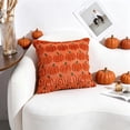 thumbnail image 6 of Pumpkin Throw Pillow 18 X 18 Inch Orange Plush Fall Decorative Pillow for Autumn Harvest Thanksgiving Home Couch Bedroom Living Room Decor, 6 of 8