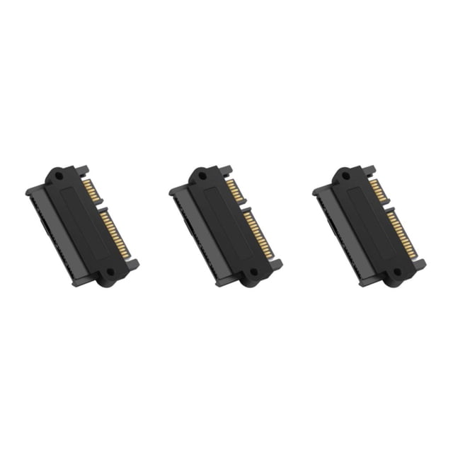 Seitruly Professional SAS to SATA 180 Degree Black Card Motherboards Adapter Angle Type1 NO1