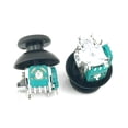 thumbnail image 2 of JMLIANG 3D Analog Stick Joystick for Xbox One Controller 2 Pcs Replacement Sensor Shaft Caps Screwdrivers Lever Easy Repair Drifting, 2 of 6