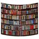 thumbnail image 1 of ABPHQTO Estantería ordenada, tapiz de biblioteca para colgar en la pared, arte de pared, decoración de dormitorio, tapices de pared tamaño 130x150 cm ABPHQTO QB-QQQ-37-51x60, 1 of 1
