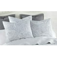 thumbnail image 2 of Levtex Home Spruce Grey Quilt Set -Full/Queen Quilt + Two Standard Pillow Shams - Paisley Pattern in Soft Grey Tones - Quilt Size (88 x 92") and Pillow Sham Size (26 x 20”)- Reversible Pattern- Cotton, 2 of 2