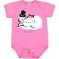 thumbnail image 3 of Inktastic Let it Snow Sassy Snowman in Top Hat Boys or Girls Baby Bodysuit, 3 of 5