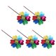 thumbnail image 3 of 5pcs mariposas patrón Molino de viento juguetes niños dibujos animados Pinwheels Playthings HOMEMAXS 11097382-MX, 3 of 6