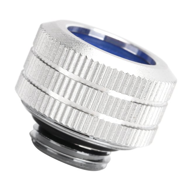 Hard Tube Fitting PC WATER CLLOING, Practical Computer Water Cooling Adapter for Home for Rigid Tubes for Computer Red,Blue,White,Black,Silver