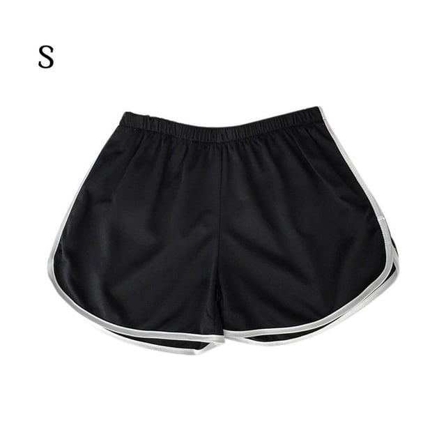 Pantalones cortos deportivos para mujer Pantalones cortos deportivos sueltos con pierna ancha Pantalones cortos deportivos, Negro, S Kearding AP001487-17B