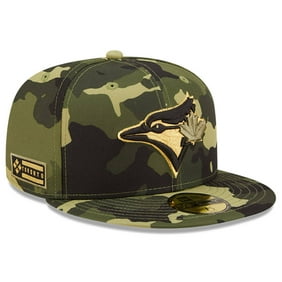 Men's New Era Camo Toronto Blue Jays 2022 Armed Forces Day On-Field 59FIFTY Fitted Hat