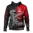 thumbnail image 4 of Sudadera con capucha con estampado de helecho plateado de Nueva Zelanda, maorí, Aotearoa, Tonga, novedad, sudaderas con capucha y sudaderas, sudaderas con capucha para hombre, abrigo tipo pulóver, top, 4 of 5