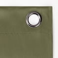 thumbnail image 4 of Sun Zero Graham 2-pack Magnetic Closure 100% Blackout Grommet Curtain Panel Pair, 40"W x 63"L, Sage Green, 4 of 8