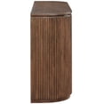 thumbnail image 4 of Meridian Furniture Astrid Brown Rubberwood Oak Veneer Console Table, 4 of 12