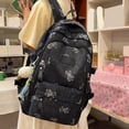 thumbnail image 3 of Casual Daily School Travel Bag Lightweight 15.6 Inch School Backpack with Multi-Pocket Large Capacity for Women Casual (Black), 3 of 8