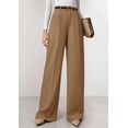 thumbnail image 2 of Pantalones PRETTYGARDEN 2025 Pierna Ancha Cintura Alta Caqui XL, 2 of 7