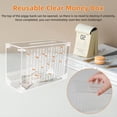 thumbnail image 4 of Hucha Transparente para Niños Adultos,Hucha de Acrílico Transparente, para Adultos con Contador para Meta de Ahorro, el Mejor Regalo 10000, 4 of 5