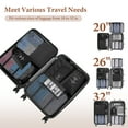 thumbnail image 4 of 8PCS Packing Cubes for Travel, Luggage Organizer Bags for Family, Compression Pouches Clothes Suitcase, Storage Bags for Travel Accessories, Black, 4 of 7