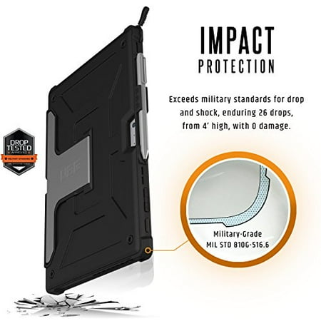 UAG - Case for Microsoft Surface Pro, Surface Pro 4, Surface Pro 5, Surface Pro 6, and Surface Pro 7 - Black