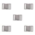 thumbnail image 1 of Youkk Metal Bag Webbing Belt Buckle Clip Clasp Stylish and Sturdy Gray black Inner diameter 38mm 5Set, 1 of 6
