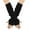Black, variant on Chuancc Arm Warmers for Women Winter Long Fingerless Gloves Knit Arm Sleeves with Thumb Hole for Women Adult Black One Size