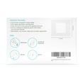 thumbnail image 3 of JJ CARE Waterproof Adhesive Island Dressing [Pack of 25], 4" x 5" Sterile Island Wound Dressing, Breathable Bordered Gauze Dressing, Individually Wrapped Latex Free Bandages with Non-Stick Central Pad, 3 of 8