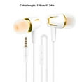 thumbnail image 4 of Sidaley Auricular con cable Auriculares intrauditivos con cancelación de ruido para teléfono móvil con conector de 3,5 mm Cables de audio/vídeo oro, 4 of 6