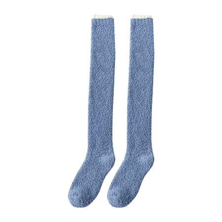

Women Winter Thickened Warm Home Plush Sleeping Socks Coral Stockings Calcetines Meias