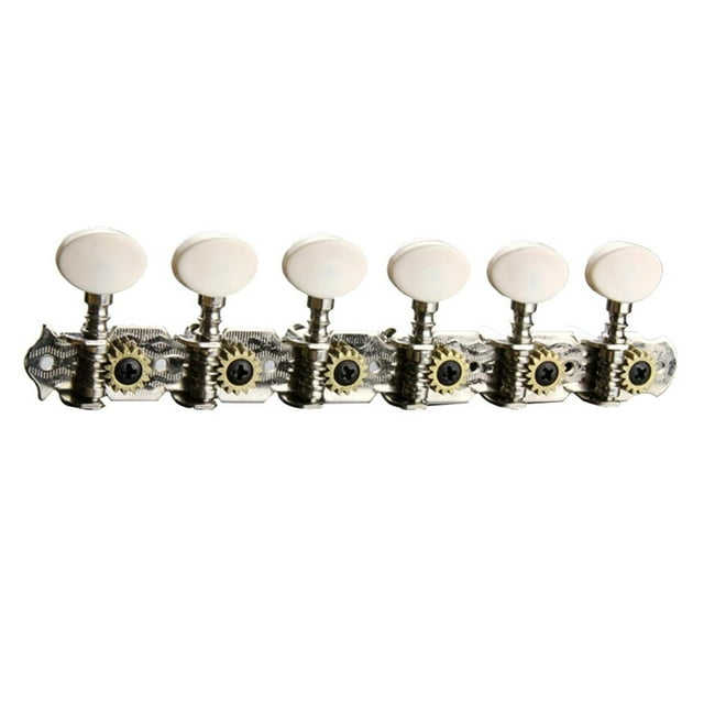 Milaget Pièces de Guitare 6 Têtes de Machine Droite Boutons 12 Cordes Guitare tuning Pegs Machine