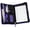 Purple, variant on Junior Business Padfolio - A5 PU Leather Portfolio Binder & Zippered Binder Folder with 5 x 8 Writing Pad and Interior Storage Pocket Executive Business Organizer for Men Women,Green