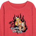 thumbnail image 2 of Bratz - Hearts & Flames in a Frame - Women's Lightweight French Terry Pullover, 2 of 5