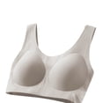 thumbnail image 5 of Njagoc3 Wireless Bras for Women Solid Color Wide Straps Bra Push Up Bra Breathable Everyday Bra, 5 of 6
