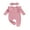 Pink, variant on Bagilaanoe Baby Girl Fall Jumpsuits Newborn Long Sleeve Bodysuit Headband 3M 6M 9M 12M 18M Infant Casual One Piece Romper