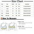 thumbnail image 3 of Homenesgenics Bras for Women Plus Size Sports Bra Woman's Fashion Bowknot Solid Color Comfortable Hollow Out Bra Underwear No Wire Wireless Wirefree Gray M, 3 of 8