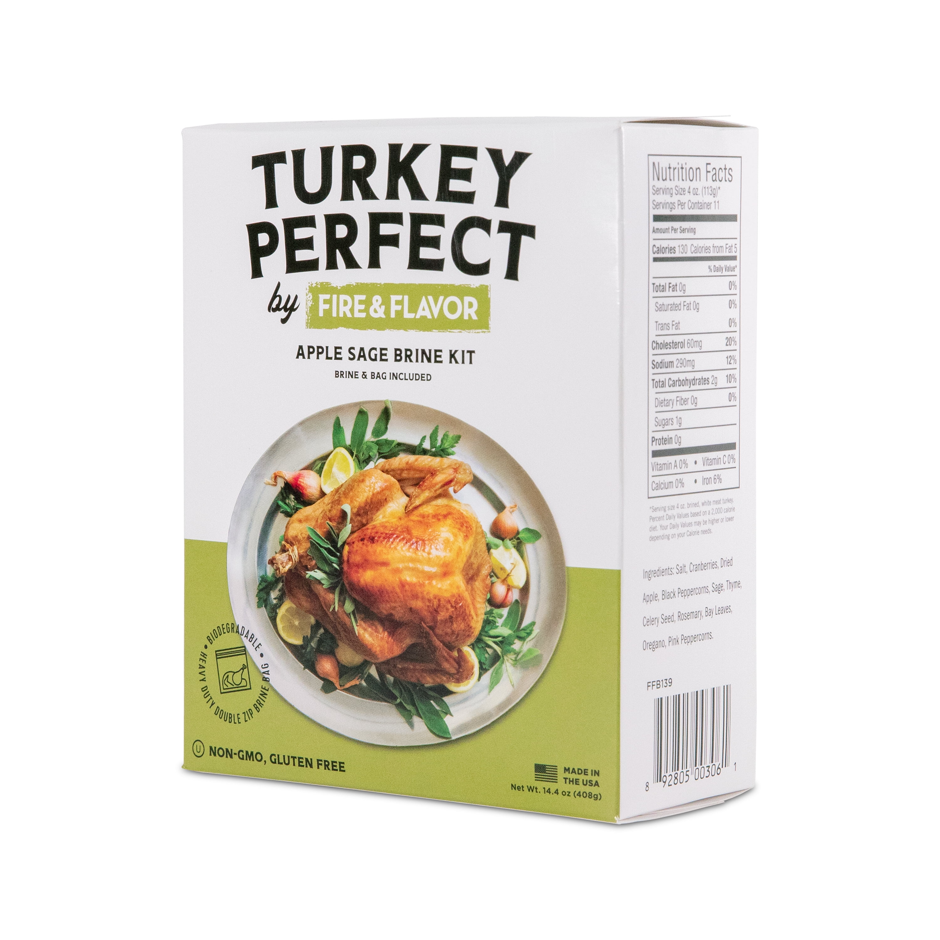 Apple Sage Turkey Brine Kit - Bill Baron's Specialty Foods