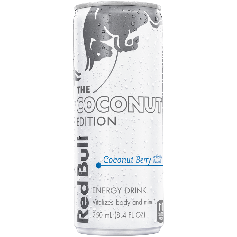 (1 Can) Red Bull Energy Drink, Coconut Edition Coconut Berry, 8.4 fl oz