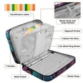 thumbnail image 4 of Haosy Accordion File Organizer Zipper Binder 500 Sheet 6-Tab Expanding File Folder Multi-Pocket 1.2 Inch 3 Ring Neon Flowers, 4 of 7