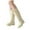 White, variant on Knee High Rain Boots for Women Fashion Waterproof Wide Mid Calf Tall Rainboots All Season