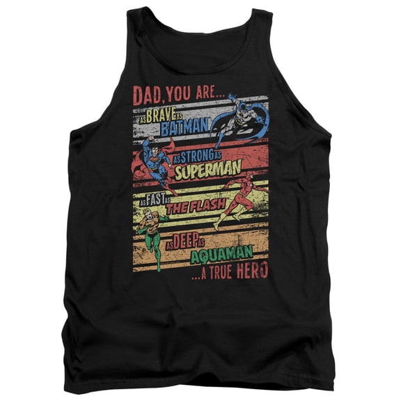Jla - A True Hero - Tank Top - Medium