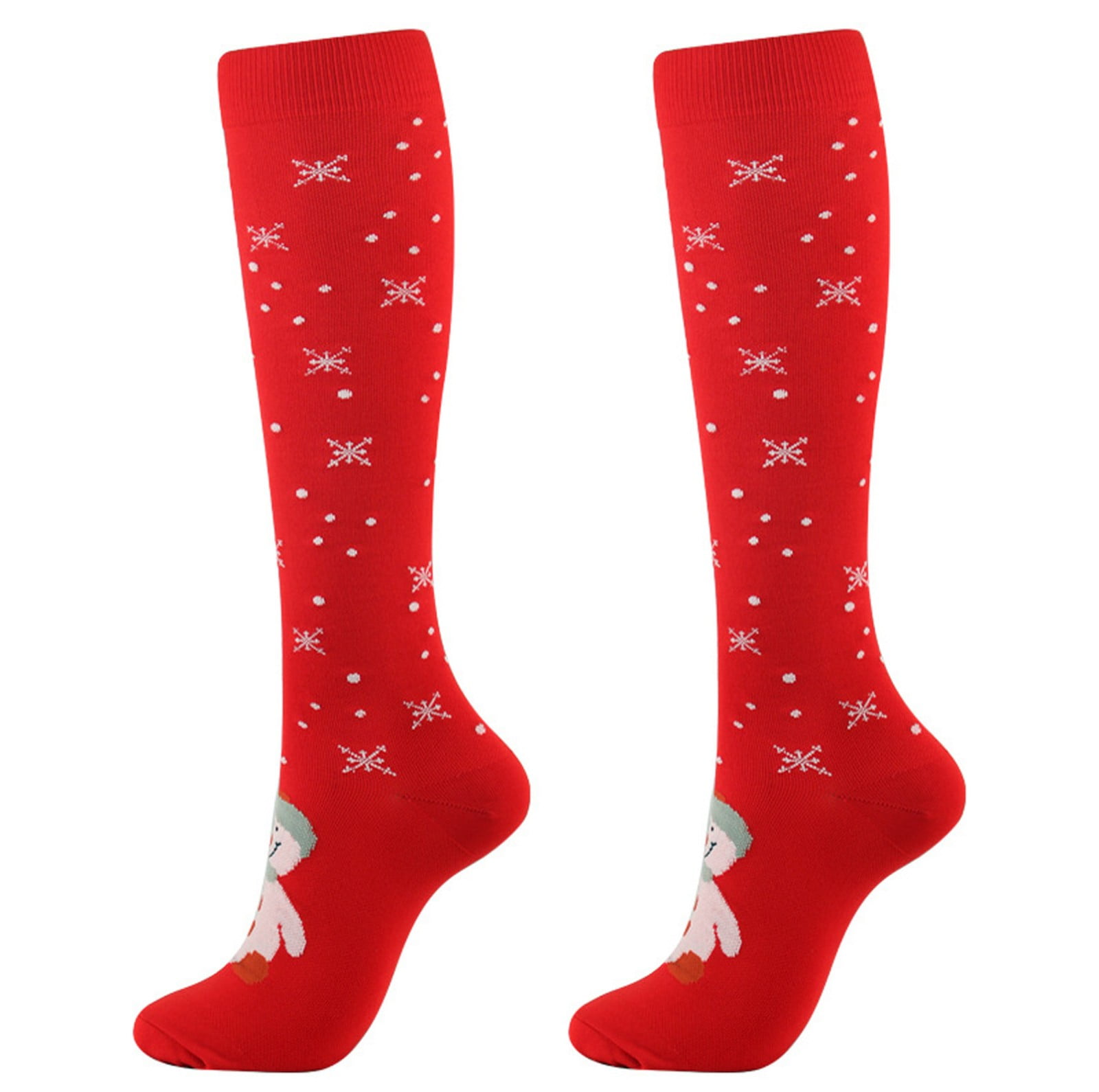 EGNMCR Compression Socks Unisex Adults Women Cartoon Christmas Print 3D ...