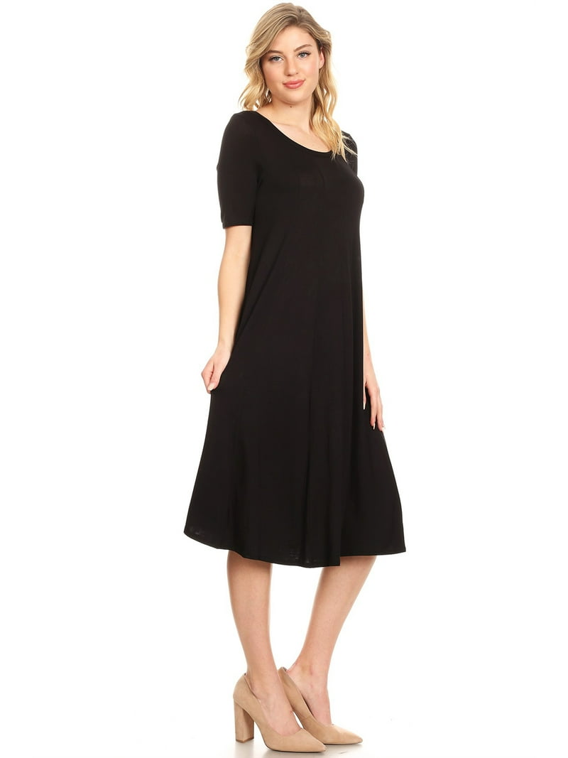 a line jersey midi dress Anemos