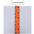 thumbnail image 3 of Halloween Ribbon Printed Fabric Ribbon, 1 Roll 21ft 2.5 Inch Wide Wired Edge Bat Spider Web Pumpkin Printing Party Decor for DIY Crafts Gift Wrapping Wreath Making, 3 of 5