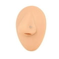 thumbnail image 4 of QQTDFG 20g Stainless Steel Nose Stud Heart Spike Nose Piercing Crystal Nostril Piercing-Heart-S Shape-Gold, 4 of 9