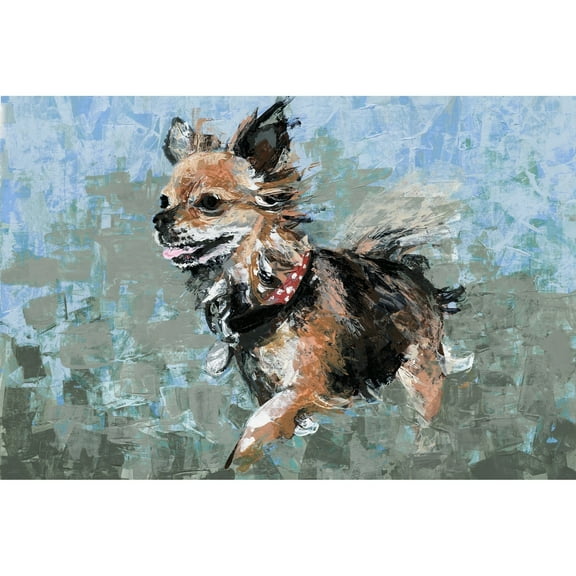 Marmont Hill Off the Leash Canvas Wall Art