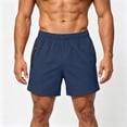 thumbnail image 6 of Aimik Mens Sports Shorts Contrast Zip Pocket Elastic Waist Mens Running Shorts Summer Quick Dry Sport Shorts for Gym or Running, 6 of 6