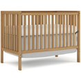 thumbnail image 6 of iRerts 5 In 1 Convertible Baby Crib, Wood Convertible Crib Toddler Bed with Wood Legs, Converts from Baby Crib to Toddler Bed, Fits Standard Full-Size Crib Mattress, Easy to Assemble, Natural, 6 of 9