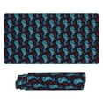 thumbnail image 2 of Bingfone Blue Seahorse Large Gaming Mouse Pad,Extended Desk Mousepad With Stitched Edges,Non-Slip Base,29.5 X 16 In, 2 of 9