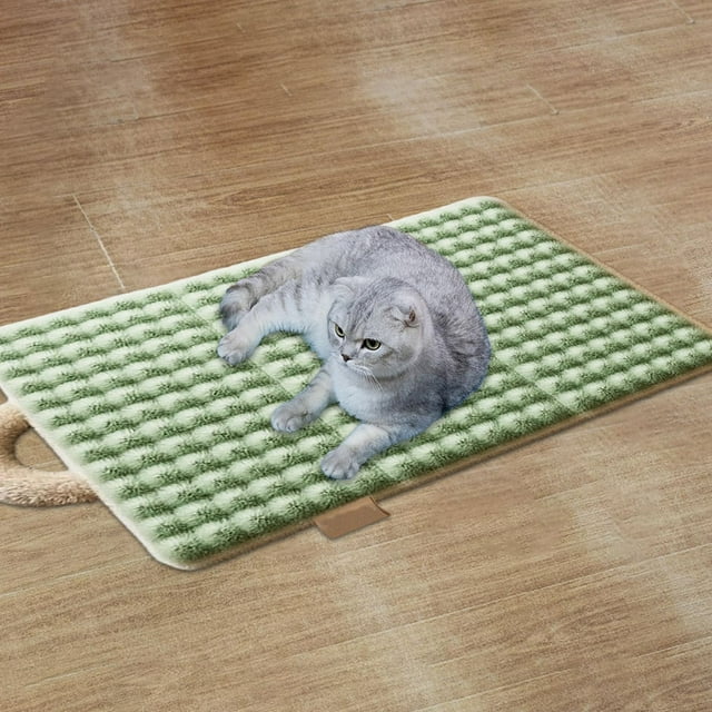 Tapis de Lit pour Animaux en Flanelle Réversible pour Confort Intérieur et Coussin de Couchage Chaud pour Chiens et Chats