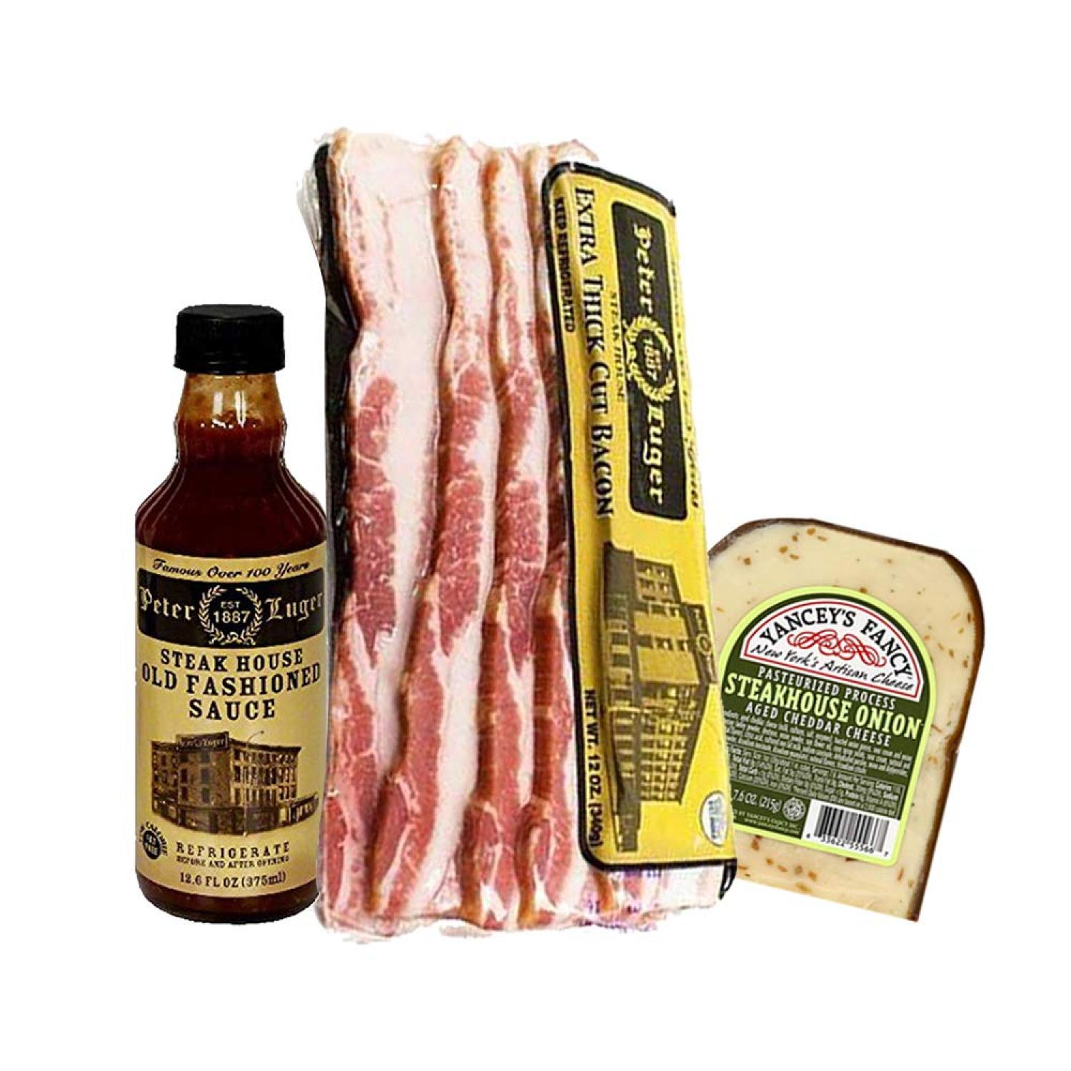 Peter Luger Steak Sauce, Peter Luger Bacon, Yancey's Steakhouse Onion