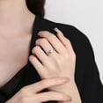 thumbnail image 3 of Kalapi Jewel 14K White Gold Plated Round Cut 1.2 Ct Moissanite Engagement Ring – Elegant Solitaire Ring for Women – Personalized Prong Set Wedding Jewelry Gifts, 3 of 3